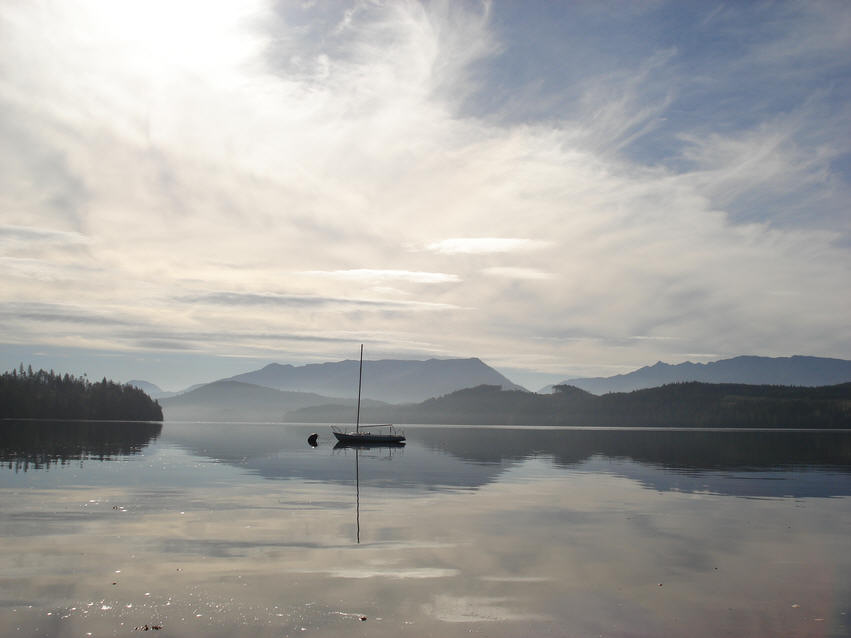 View from Port Hardy, Vancouver Island 