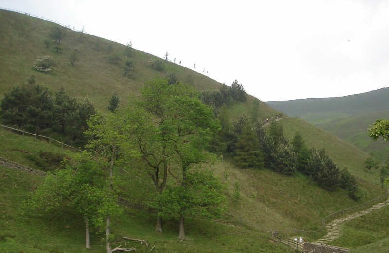 Jacob's Ladder at the top of Edale
