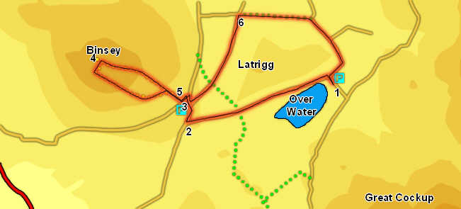 Map for walk on Binsey