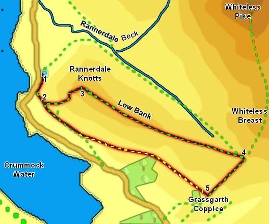 Ascent of Rannerdale Knotts